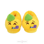 Load image into Gallery viewer, Emoji Plush Slippers Mango People Local Party 
