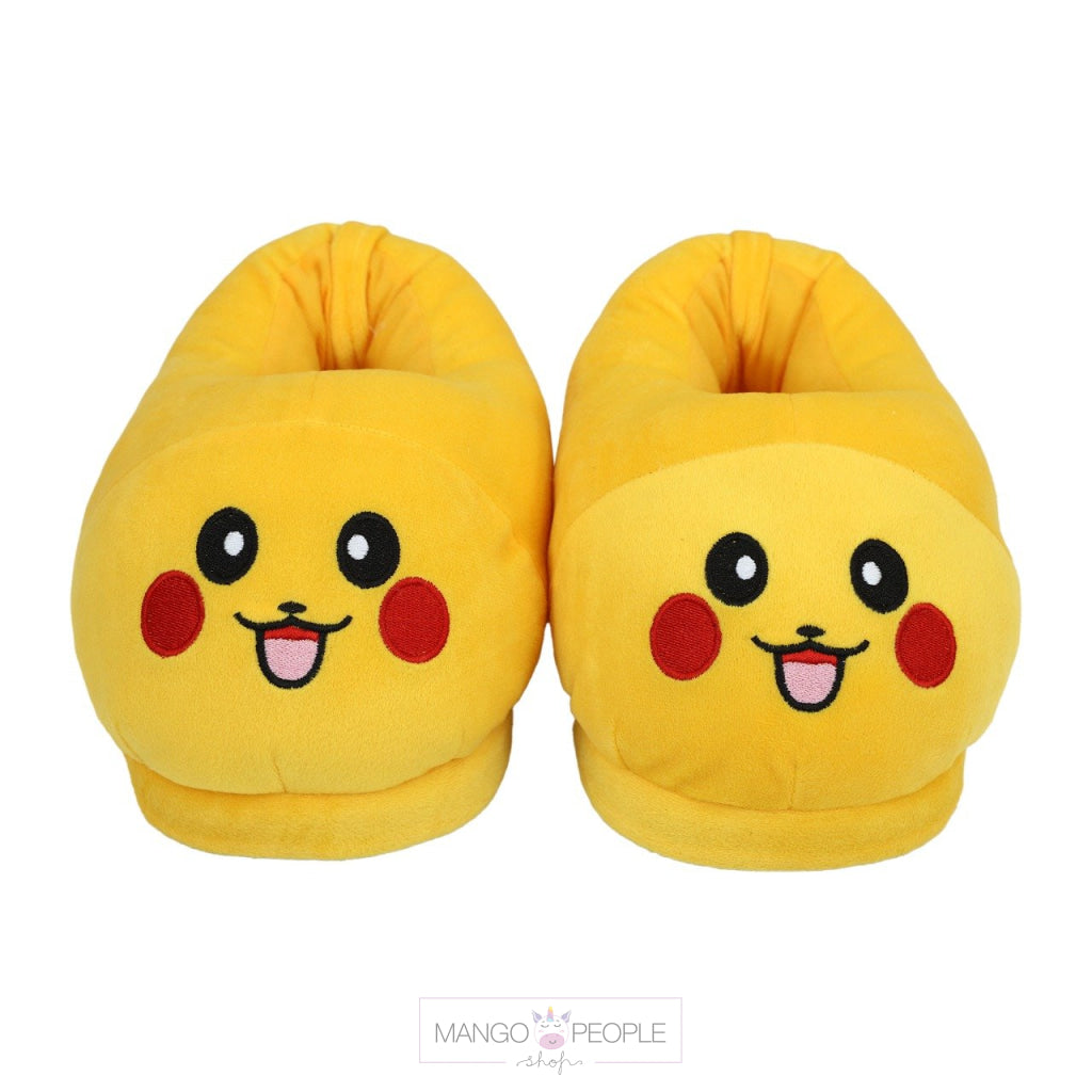 Emoji Plush Slippers Mango People Local Pikachu 