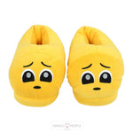 Load image into Gallery viewer, Emoji Plush Slippers Mango People Local Puppy Eyes 
