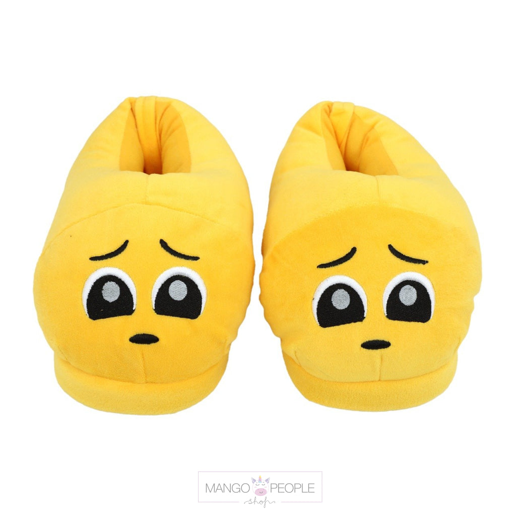 Emoji Plush Slippers Mango People Local Puppy Eyes 