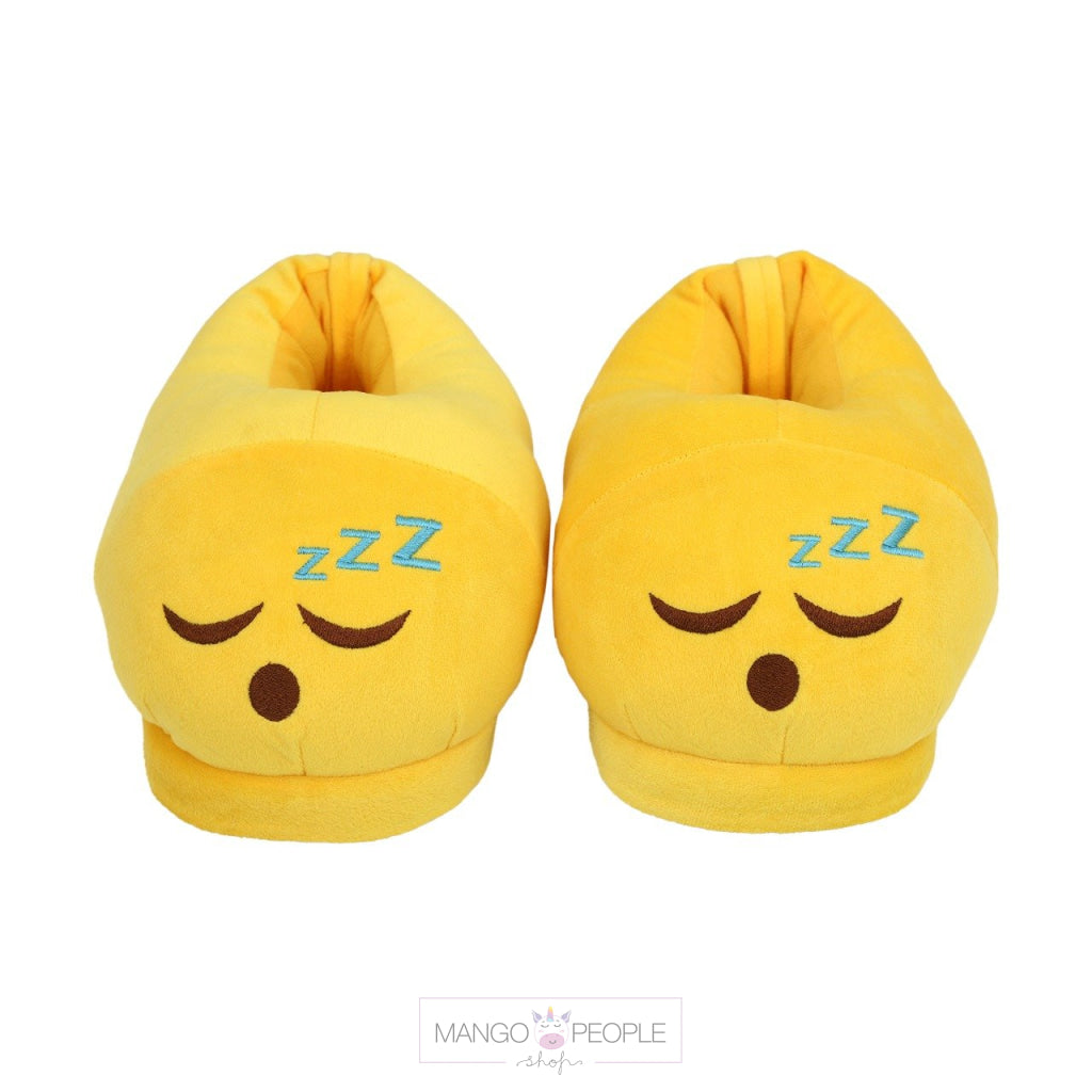 Emoji Plush Slippers Mango People Local Sleep 