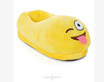 Load image into Gallery viewer, Emoji Plush Slippers Mango People Local Wink 
