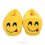 Load image into Gallery viewer, Emoji Plush Slippers Mango People Local Yummy 
