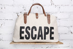 Load image into Gallery viewer, Escape Beige Canvas Weekender Bag Canvas Bag Mango People Factory 

