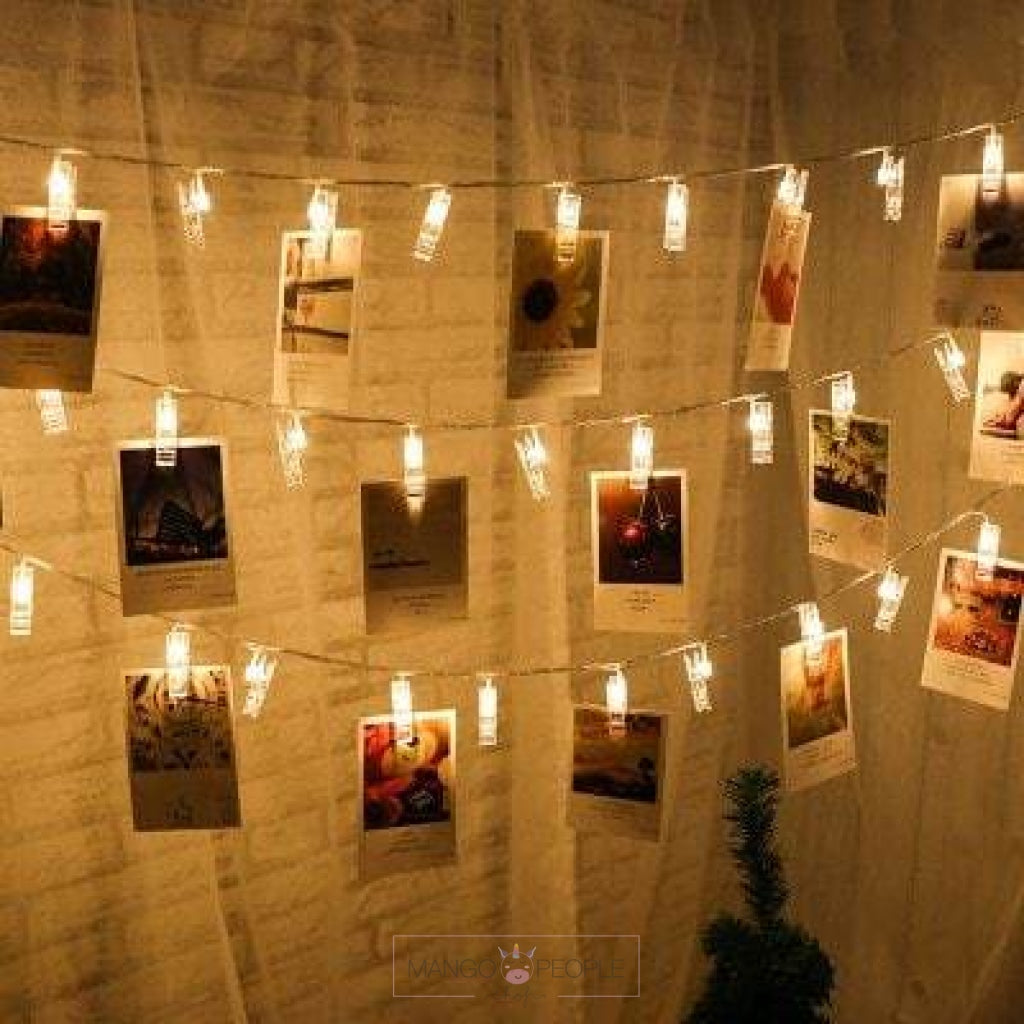 Extended Photo Clip-On String Lights Fairy Lights Mango People Local 