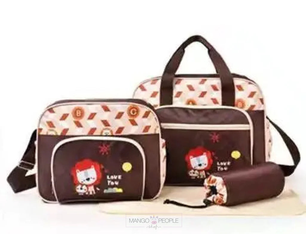 Fashion Cartoon Embroidery Four Piece Multi-Functional Bag Set Multi-Functional Shoulder Bag