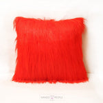 Load image into Gallery viewer, Feather Cushion Cushions Mango People Factory Red 