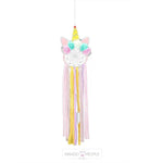 Load image into Gallery viewer, Floral Head Unicorn Dream Catcher Wall Hanging Mango People International 