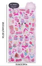 Load image into Gallery viewer, Fluffy Textured Cute Cartoon Animal Stickers Stationery
