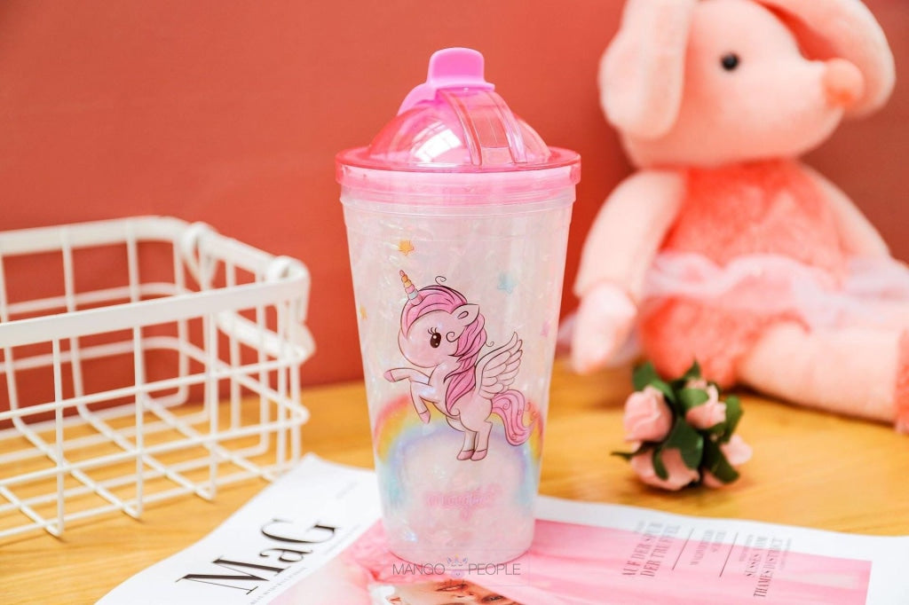 Flying Unicorn Magic Marble Frosted Sipper sippers Mango People International 