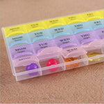 Load image into Gallery viewer, Four Line Rainbow Pill Box Pill Box Mango People Local 
