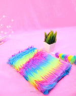 Load image into Gallery viewer, Furry Rainbow Unicorn Diary Stationery Mango People Local 