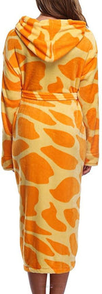 Load image into Gallery viewer, Giraffe Hooded Bathrobe Bathrobe Mango People Factory 
