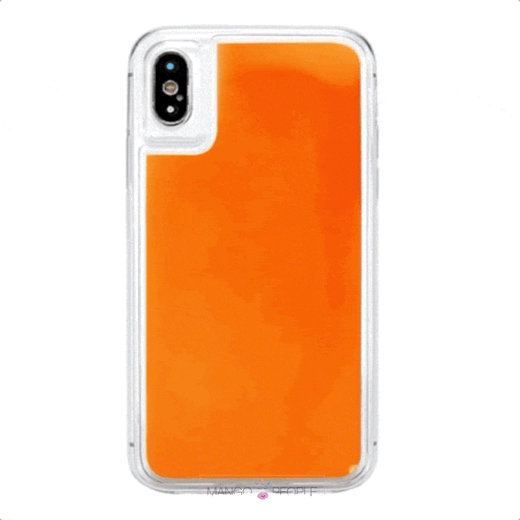 Glow in the Dark - Neon iPhone X/XR/XS Max Case phone case Mango People International X Orange 