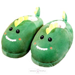 Load image into Gallery viewer, Girls Cartoon Character Green Slippers