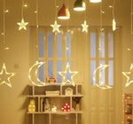 Load image into Gallery viewer, Half Moon &amp; Star LED Hanging Lights Fairy Lights Mango People International 
