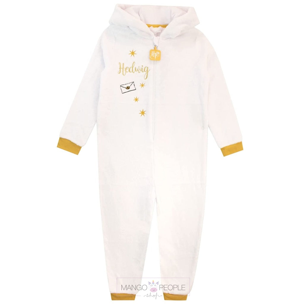 White Harry Potter Hedwig Onesie