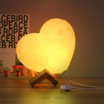Load image into Gallery viewer, Heart Moon Lamp Table Lamps Mango People Local 
