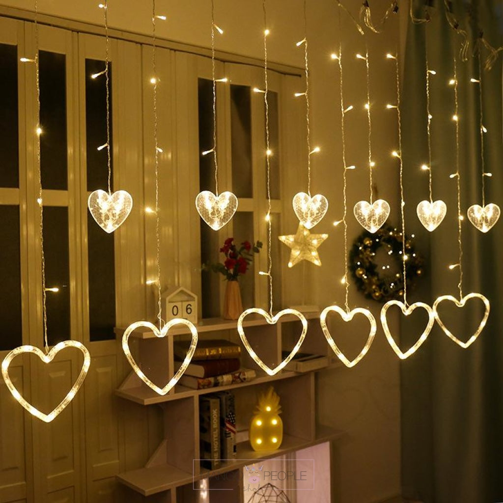 Heart String LED Hanging Lights Fairy Lights Mango People Local 