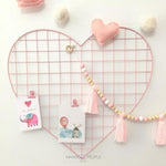Load image into Gallery viewer, Heart Wall Grid Home &amp; Living Mango People Local Pink 