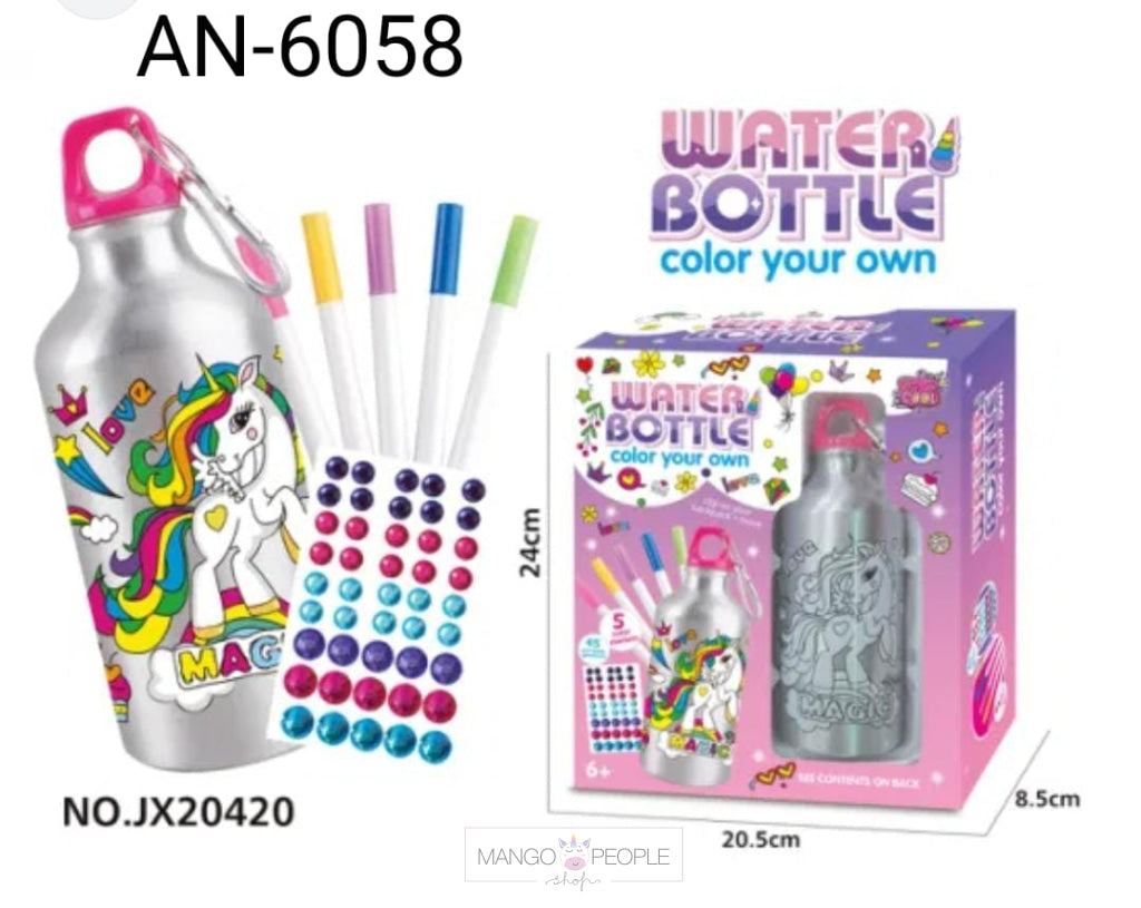 High Quality Diy Color Your Own Water Bottle