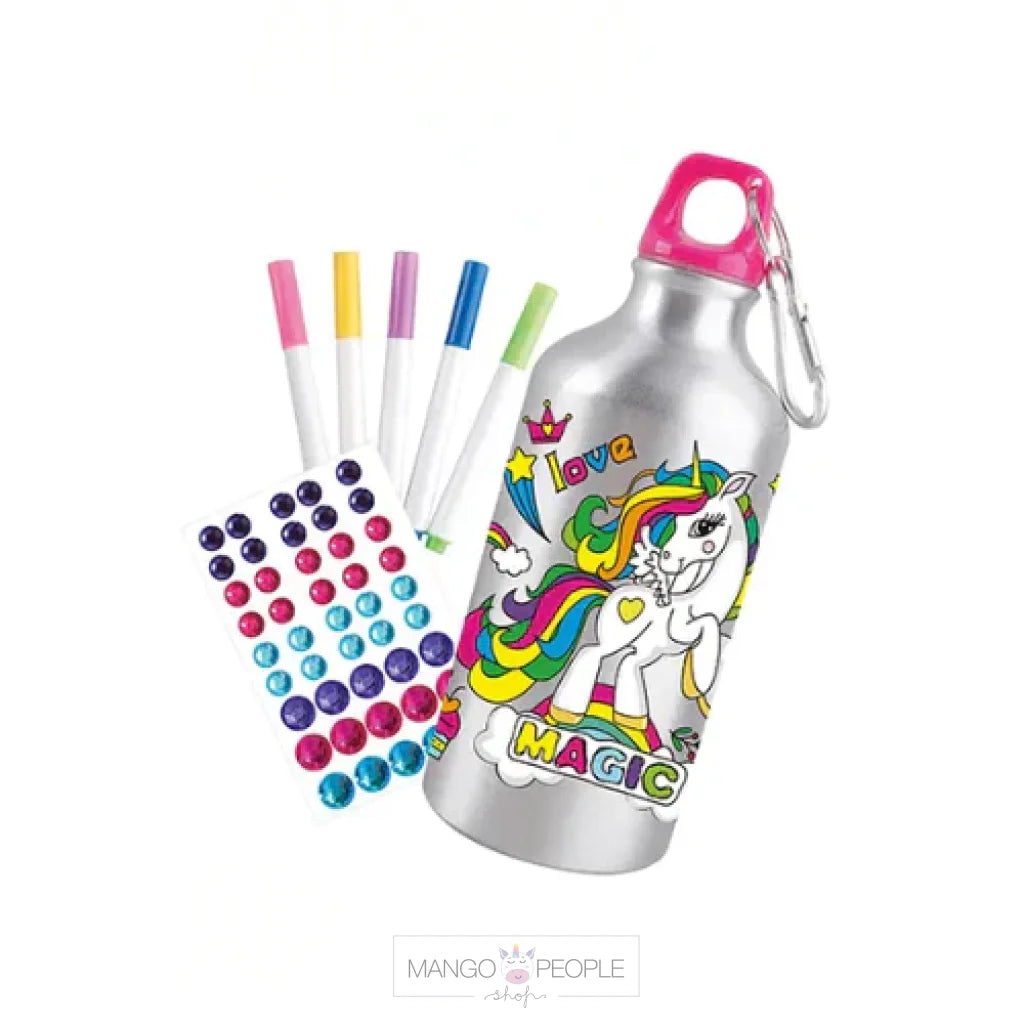 High Quality Diy Color Your Own Water Bottle Kit Art & Craft