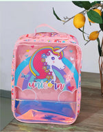 Load image into Gallery viewer, Luxury And Stylish Shoe Bag - Protection For Your Footwear Pink Unicorn Shoe Bag