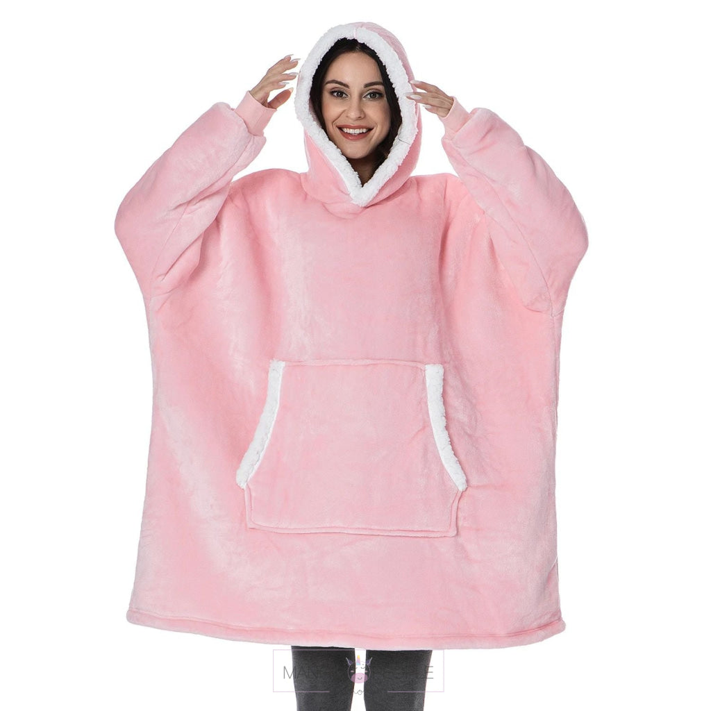 Hooded Blanket SweatshirtOne Size Fits All Mango People