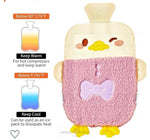 Load image into Gallery viewer, Hot Water Bag With Cute Cartoon Design Soft Cover For Pain Relief - 1000Ml
