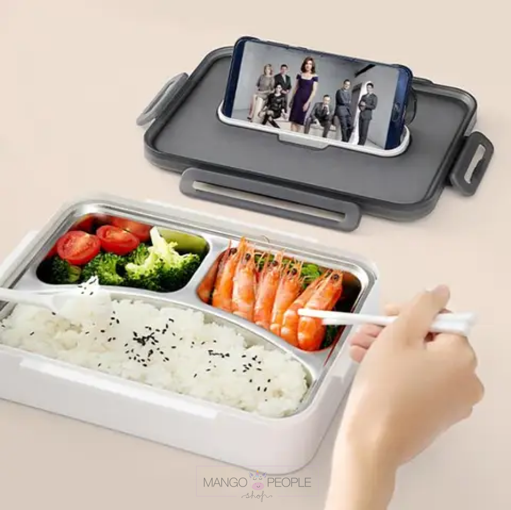 Hungry Express Stainless Steel Lunch Box - 850Ml