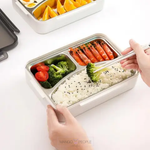 Load image into Gallery viewer, Hungry Express Stainless Steel Lunch Box - 850Ml
