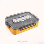 Load image into Gallery viewer, Hungry Express Stainless Steel Lunch Box - 850Ml
