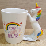 Load image into Gallery viewer, I Don&#39;t Believe in Humans Unicorn Mug Mugs Mango People Local 
