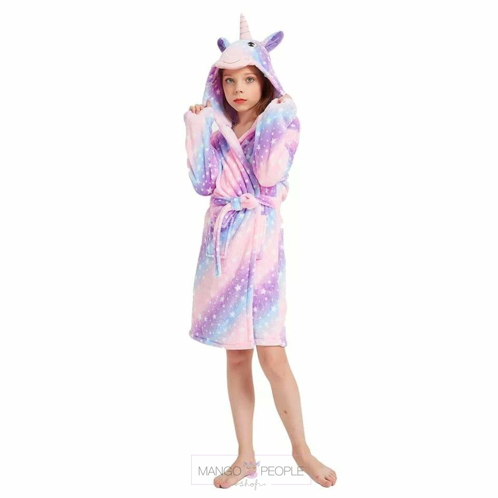 Fluffy unicorn dressing gown Color white - SINSAY - XK282-00X