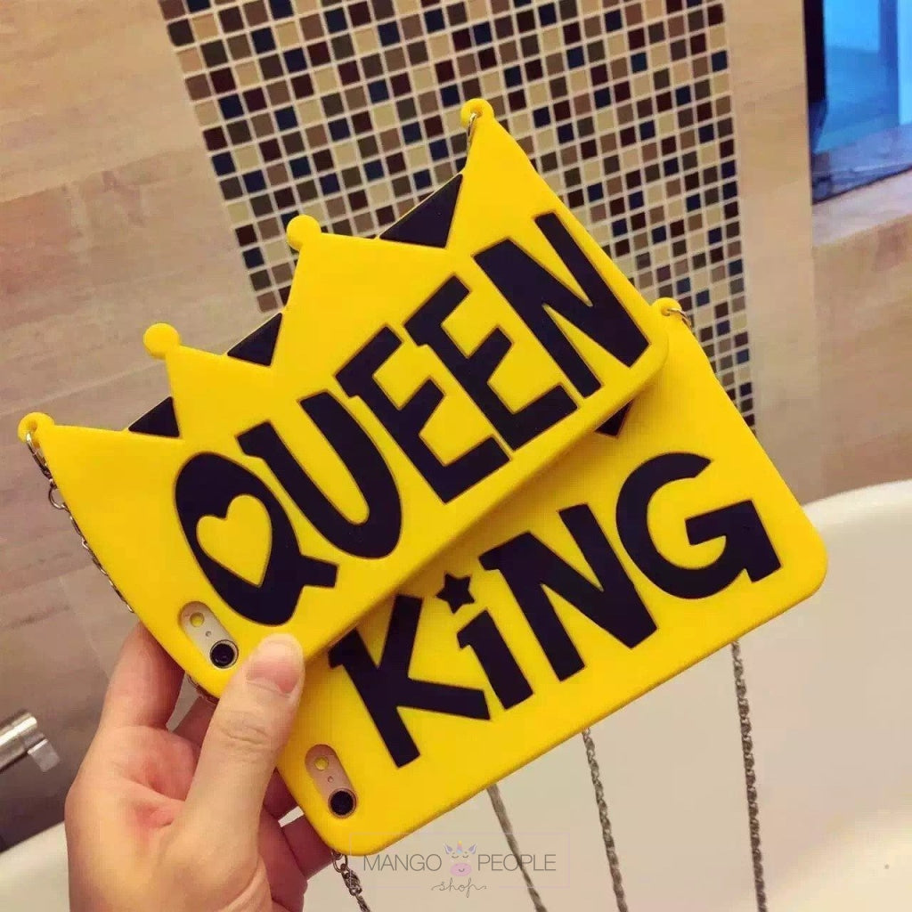 King / Queen Case for iPhone 6/6s plus Silicone Case Mango People International iPhone 6/6s KING 