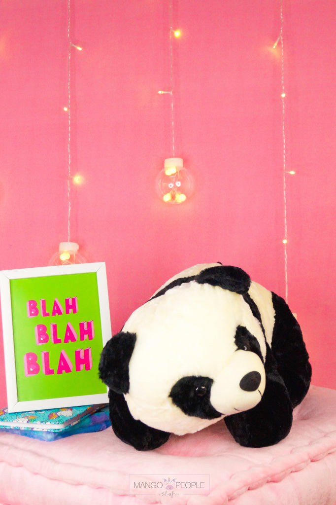 Lazy Panda Plush Bear Stuffed Toy Stuff Toy Mango People Flowers 
