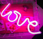 Load image into Gallery viewer, Love Neon Light Table Lamps Mango People Local 
