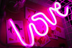 Load image into Gallery viewer, Love Neon Light Table Lamps Mango People Local 
