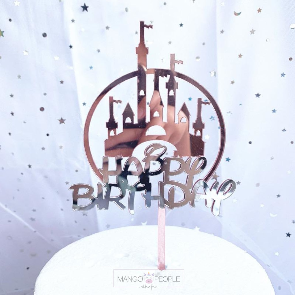 Magical Castle Happy Birthday Cake Topper Cake topper Mango People Local 