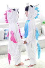Load image into Gallery viewer, Magical Unicorn Flannel Hooded Onesie for Kids Onesie Mango People Kids 
