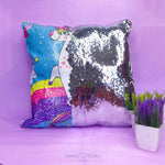 Load image into Gallery viewer, Magical Unicorn Sequin Cushion Cushon Mango People Local 