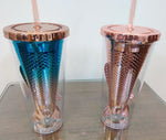 Load image into Gallery viewer, Mermaid Sipper Sipper Mango People Local Blue-Gold Ombre 
