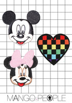 Load image into Gallery viewer, Mickey Minnie Love Patch Set Pins &amp; Patches Mango People International 