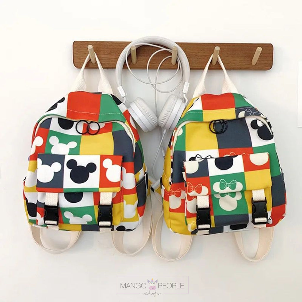 Disney Mickey Mouse Color Block Backpack