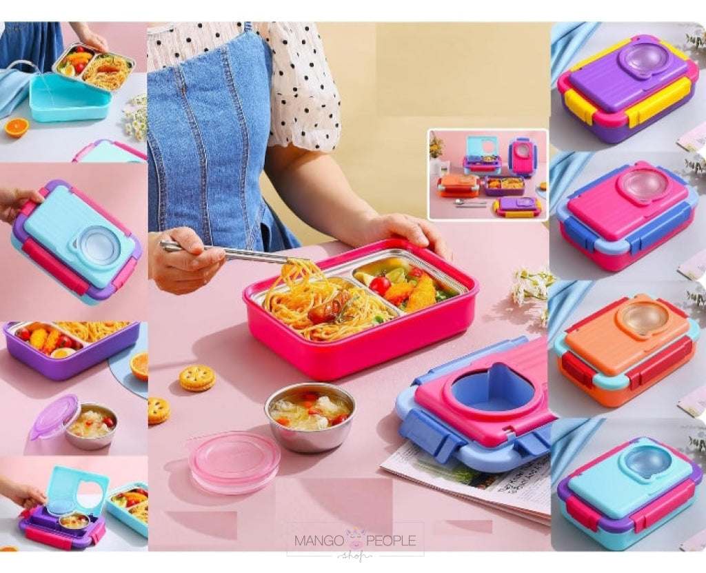 Molly Polly Stainless Steel Lunch Box - 900Ml