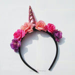 Load image into Gallery viewer, Multi-Color Unicorn Head-Band Head Bands Mango People International Baby Pink 
