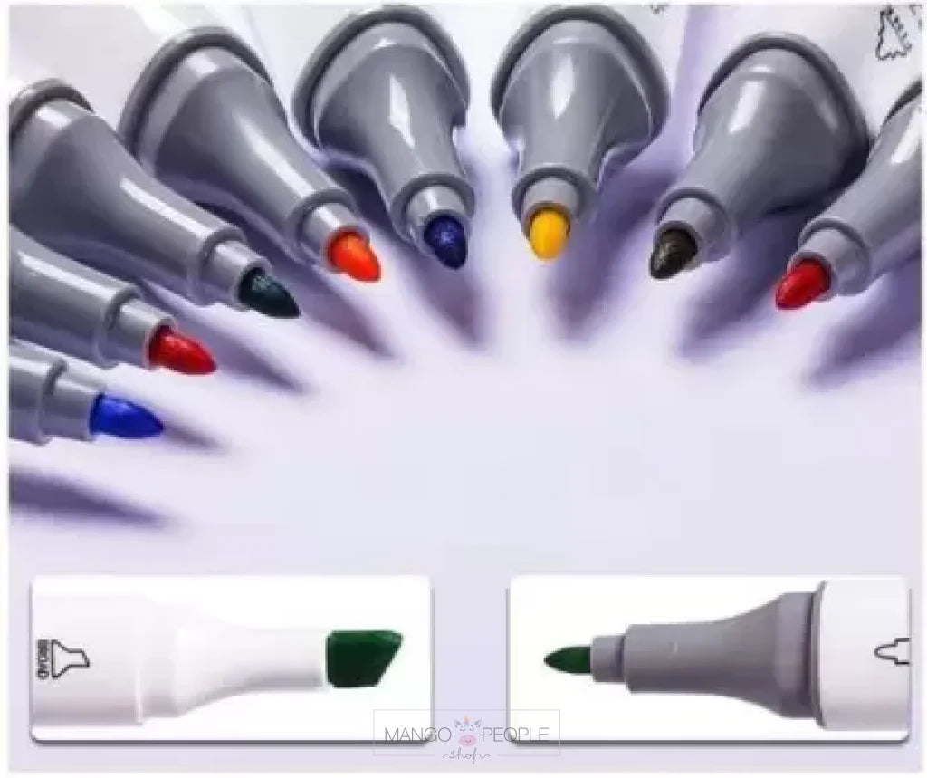 Multicolor Double Tip Marker For Artists Marker Pens