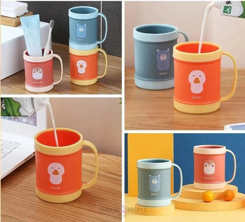 Multicolor Unbreakable Animal Cartoon Design Milk Cups for Kids - 450m –  Mango People