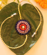 Load image into Gallery viewer, Multicolored Beaded Round Rakhi