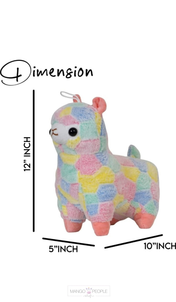 Multicolored Rainbow Sheep Soft Toy - 30Cm